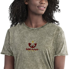 Load image into Gallery viewer, GOFAAH FULKL LOGO Denim T-Shirt