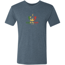 Load image into Gallery viewer, GOFAAH RASTA FULL LOGO Men&#39;s Triblend T-Shirt
