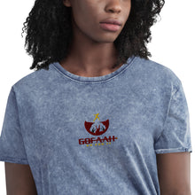 Load image into Gallery viewer, GOFAAH FULKL LOGO Denim T-Shirt
